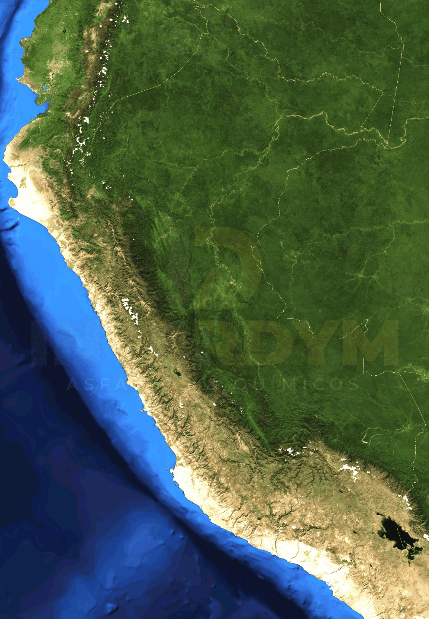 Mapa Satelital del Perú